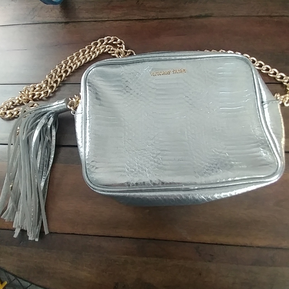 Victoria's Secret silver Crossbody bag